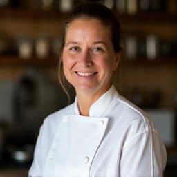 Headshot of Chef Emma Jones smiling warmly