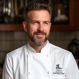Headshot of Chef Liam Owen with a thoughtful expression