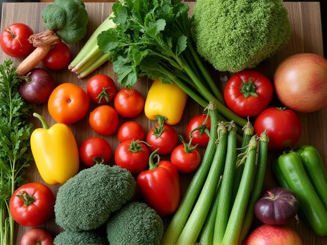 Local farm with fresh ingredients and sustainable packaging